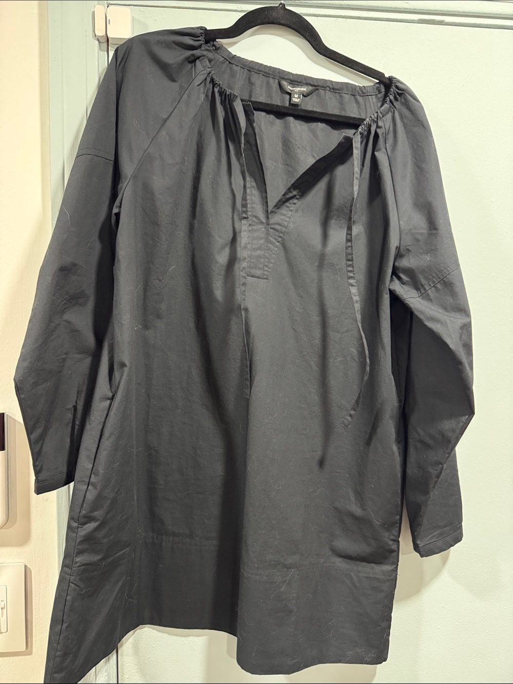 BANANA REPUBLIC S M Cotton Drawstring top Dress